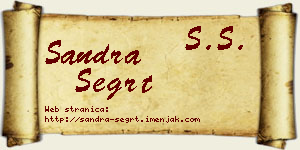 Sandra Šegrt vizit kartica